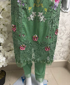 Emerald Green-3 piece Embroidered Lawn Suit