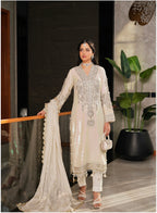 SITARA- 3 piece Embroidered Chiffon Suit