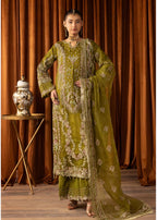 SANGEET- 3 piece heavy Embroidered soft organza Suit