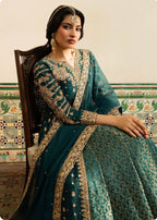 NAZLEEN- 3 piece embroidered Chiffon Suit