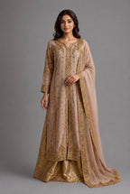 NAZLEEN- 3 piece embroidered Chiffon Suit