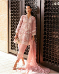 Rose Quartz-3 piece Luxury Embroidered khaadi Net Suit