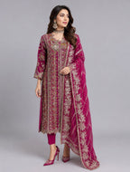 SAFINA- 3 pieces heavy Embroidered silk Suit