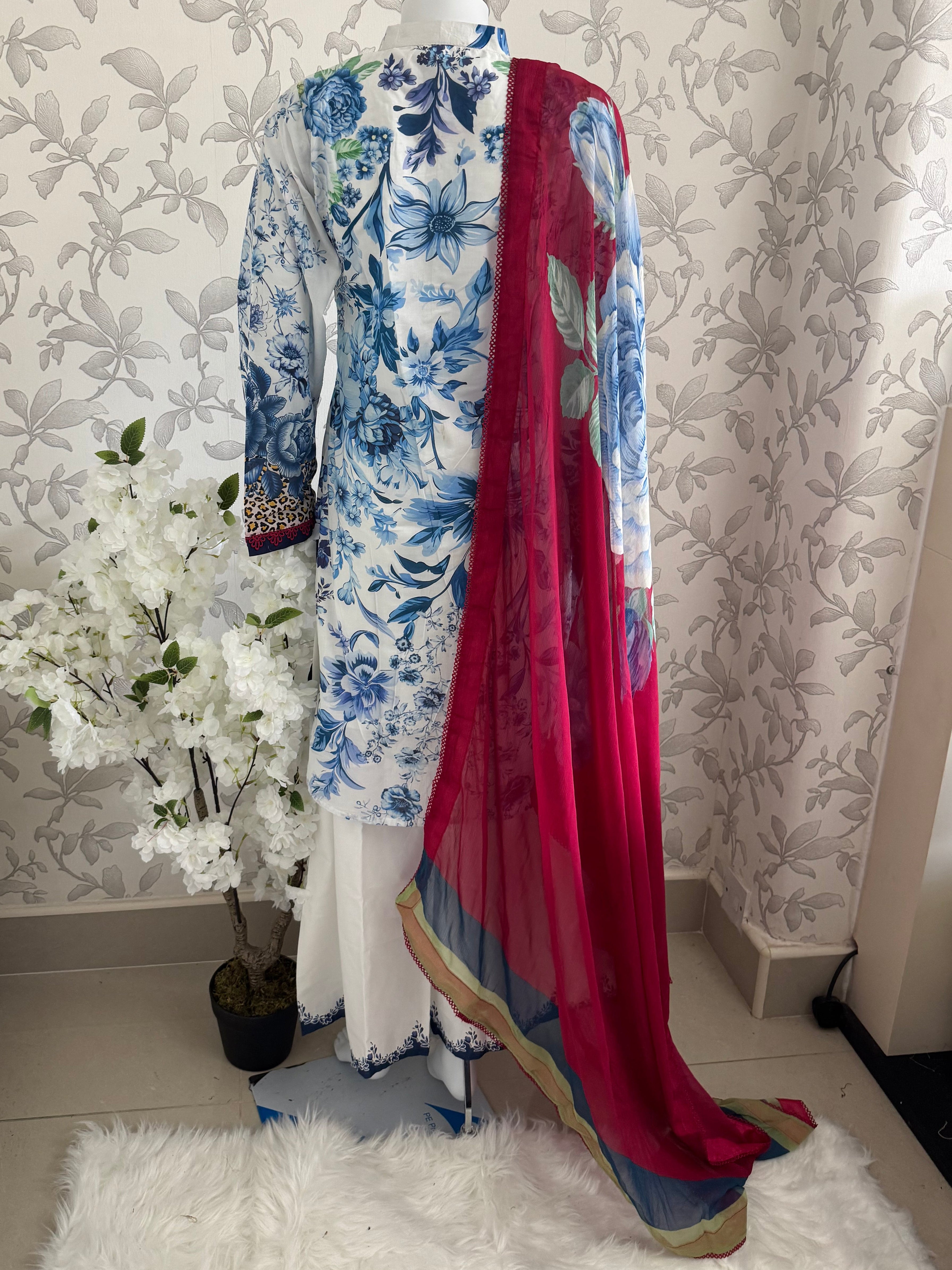 COCO by ZSH- 3 piece Printed Lawn Suit (original )