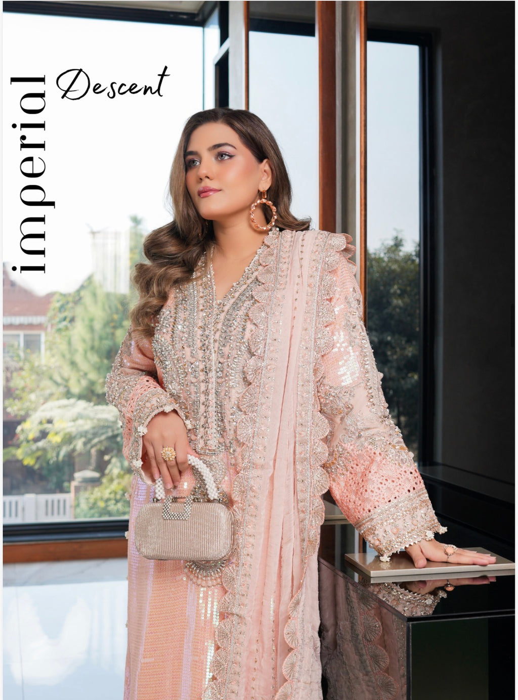 SITARA- 3 piece Embroidered Chiffon Suit
