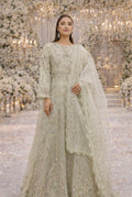 VANA- 3 piece jewellery stones Embroidered soft Organza Maxi