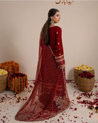 CHAAND RAAT- 3 piece Embroidered Raw Silk suit