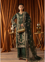 SANGEET- 3 piece heavy Embroidered soft organza Suit