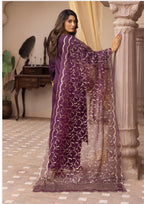 ALARA-3 piece Embroidered Viscose suit