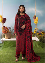 M PRINTS by simrans-3 Piece Embroidered Suit