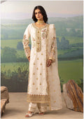 ETHNIC LUX- 3 Piece embroidered viscose Suit