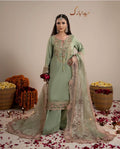 CHAAND RAAT- 3 piece Embroidered Raw Silk Suit