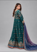ANUM- 3 pieces Embroidered chiffon Maxi dress