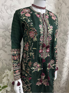 HUSN-E-EID 3 pieces embroidered viscose Suit