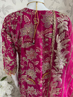 SAFINA- 3 pieces heavy Embroidered silk Suit