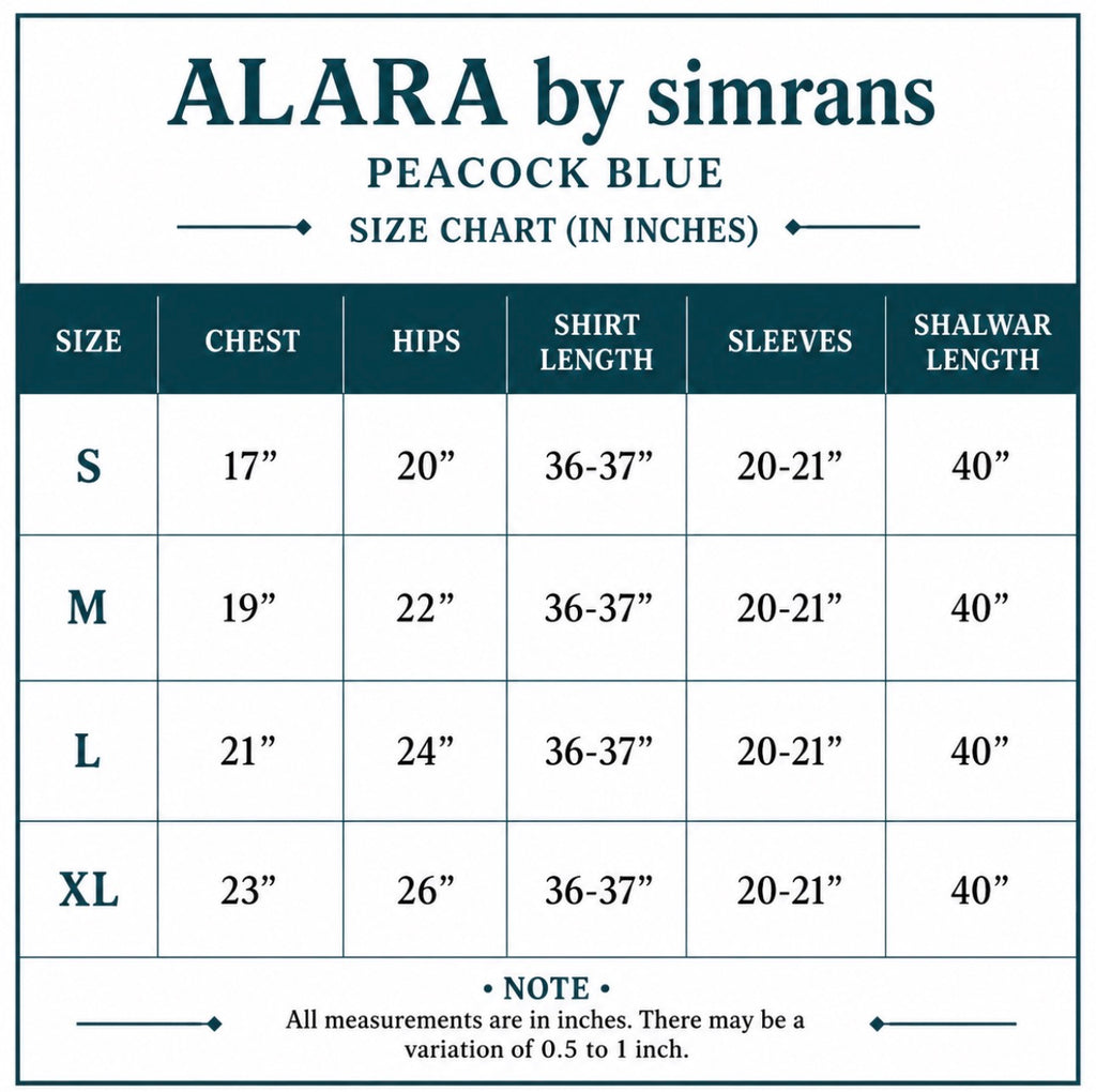 ALARA-3 piece Embroidered Viscose suit
