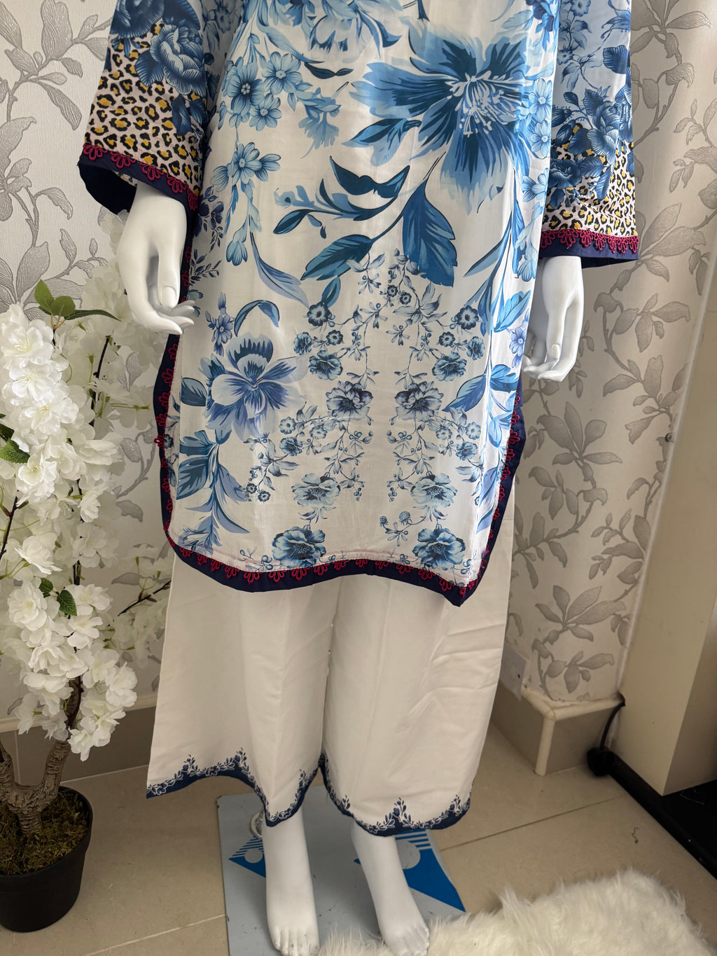 COCO by ZSH- 3 piece Printed Lawn Suit (original )