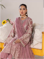 SONIYA-3 piece Embroidered Chiffon Suit