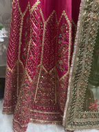 GUL BADAN-3 piece Embroidered Pakistani bridal Lehenga choli