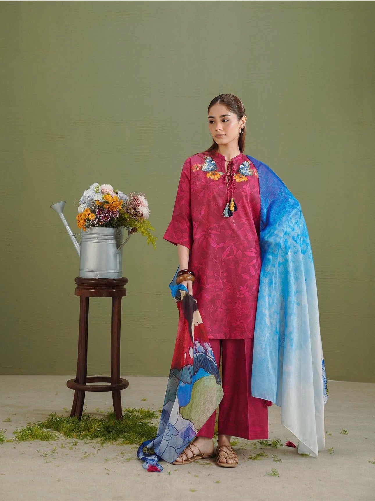 COCO by ZSH- 3 piece Printed Lawn Suit (original)