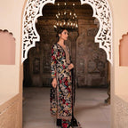 MAHNAZ-  4 pieces Heavy Embroidered chiffon suit