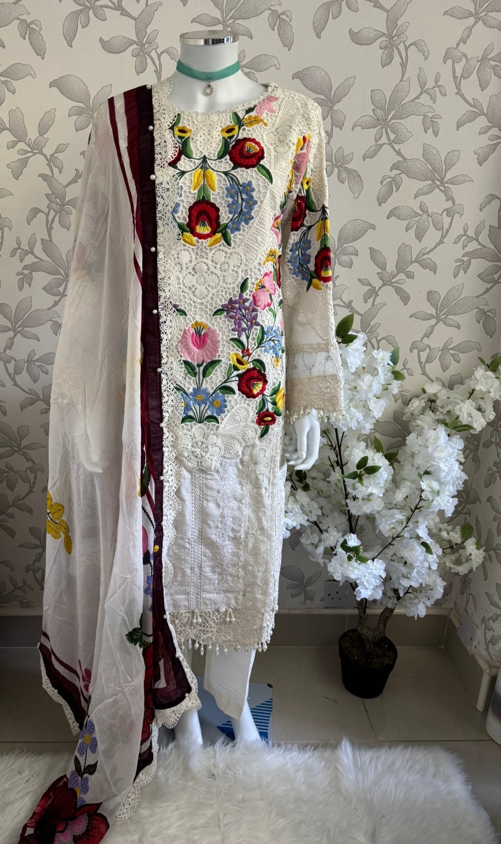 Maria B Luxury Lawn 2026-10A ( original)