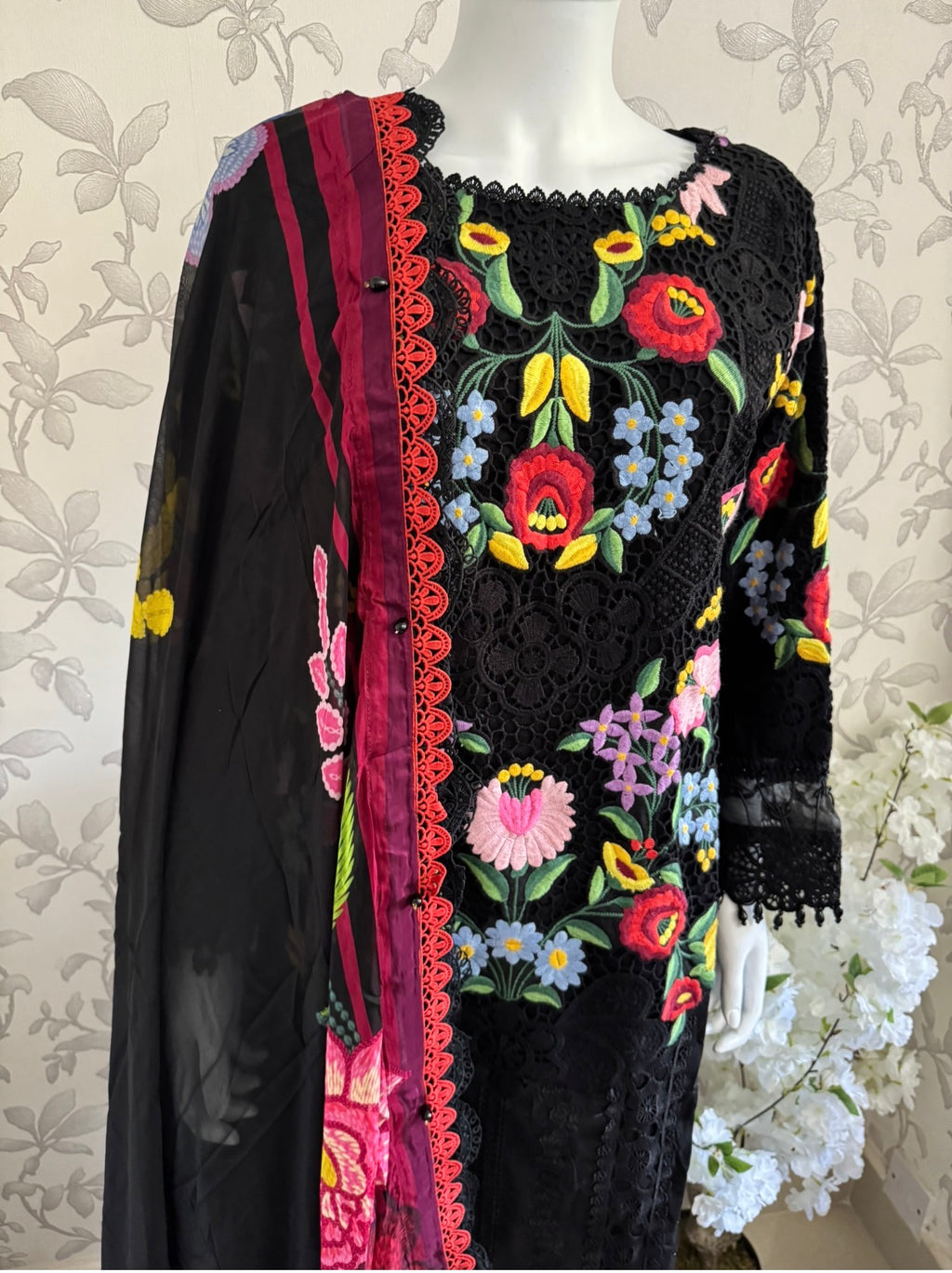 Maria B Luxury Lawn 2026-10B ( original)