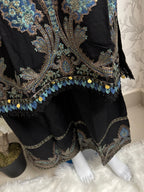 M Prints 6B inspired Embroidered 3-Piece Suit | Pakistani Designer Dress