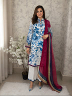 COCO by ZSH- 3 piece Printed Lawn Suit (original )