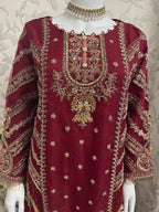 GULAAB- 3 pieces Heavy Embroidered Sharara Suit