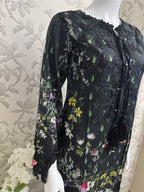 Black Floral-3 piece Embroidered Lawn Suit