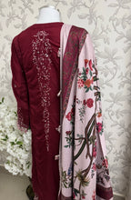 HUSN-E-EID  3 pieces Embroidered viscose suit