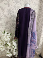 HUSN-E-EID  3 pieces Embroidered viscose Suit