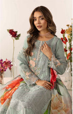 ELYSIA - 3 piece Embroidered Chiffon Suit