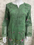 Emerald Green-3 piece Embroidered Lawn Suit