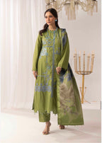 M PRINTS by simrans-3 Piece Embroidered Suit