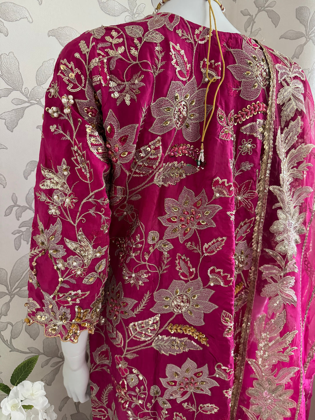 SAFINA- 3 pieces heavy Embroidered silk Suit