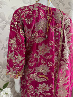 SAFINA- 3 pieces heavy Embroidered silk Suit