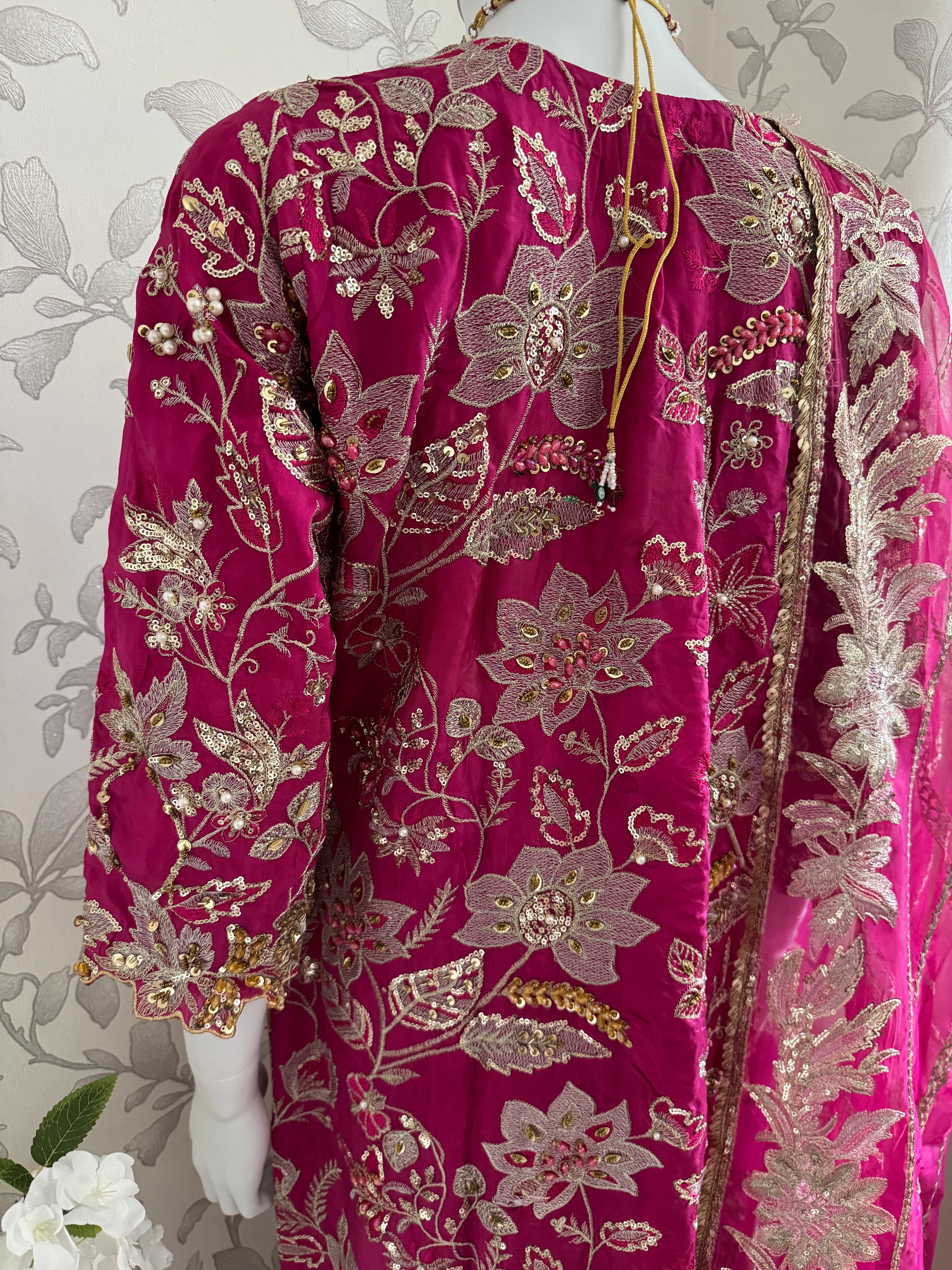 SAFINA- 3 pieces heavy Embroidered silk Suit