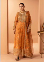 ANARKALI- 3 piece Embroidered suit