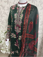 HUSN-E-EID 3 pieces embroidered viscose Suit