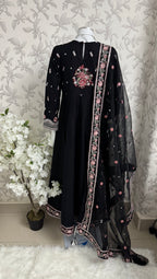 HUSN-E-EID  3 pieces Embroidered viscose Maxi dress