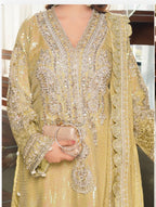 SITARA- 3 piece Embroidered Chiffon Suit