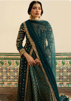 NAZLEEN- 3 piece embroidered Chiffon Suit