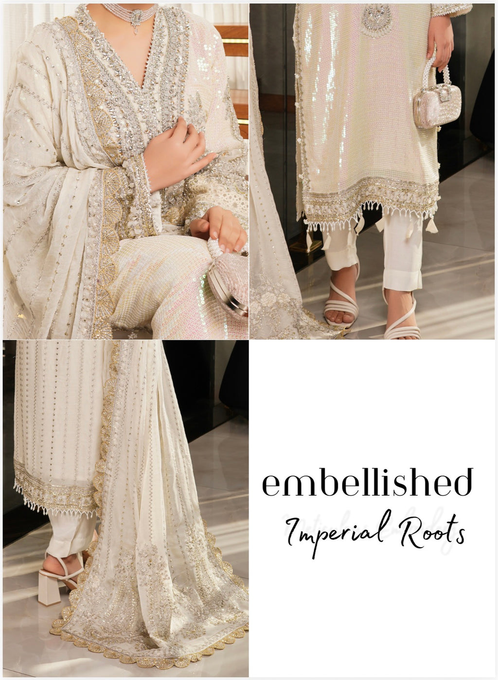 SITARA- 3 piece Embroidered Chiffon Suit