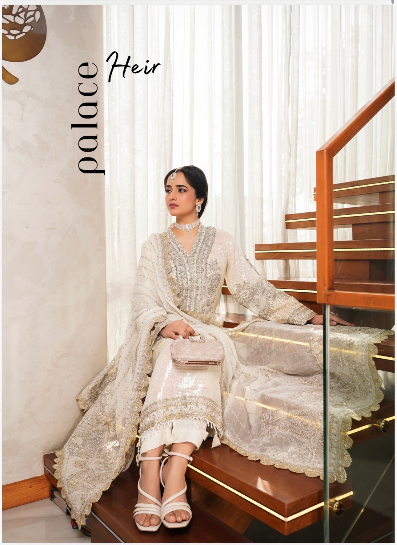 SITARA- 3 piece Embroidered Chiffon Suit