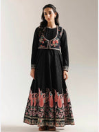 TUBA- 4 piece Embroidered Maxi Dress