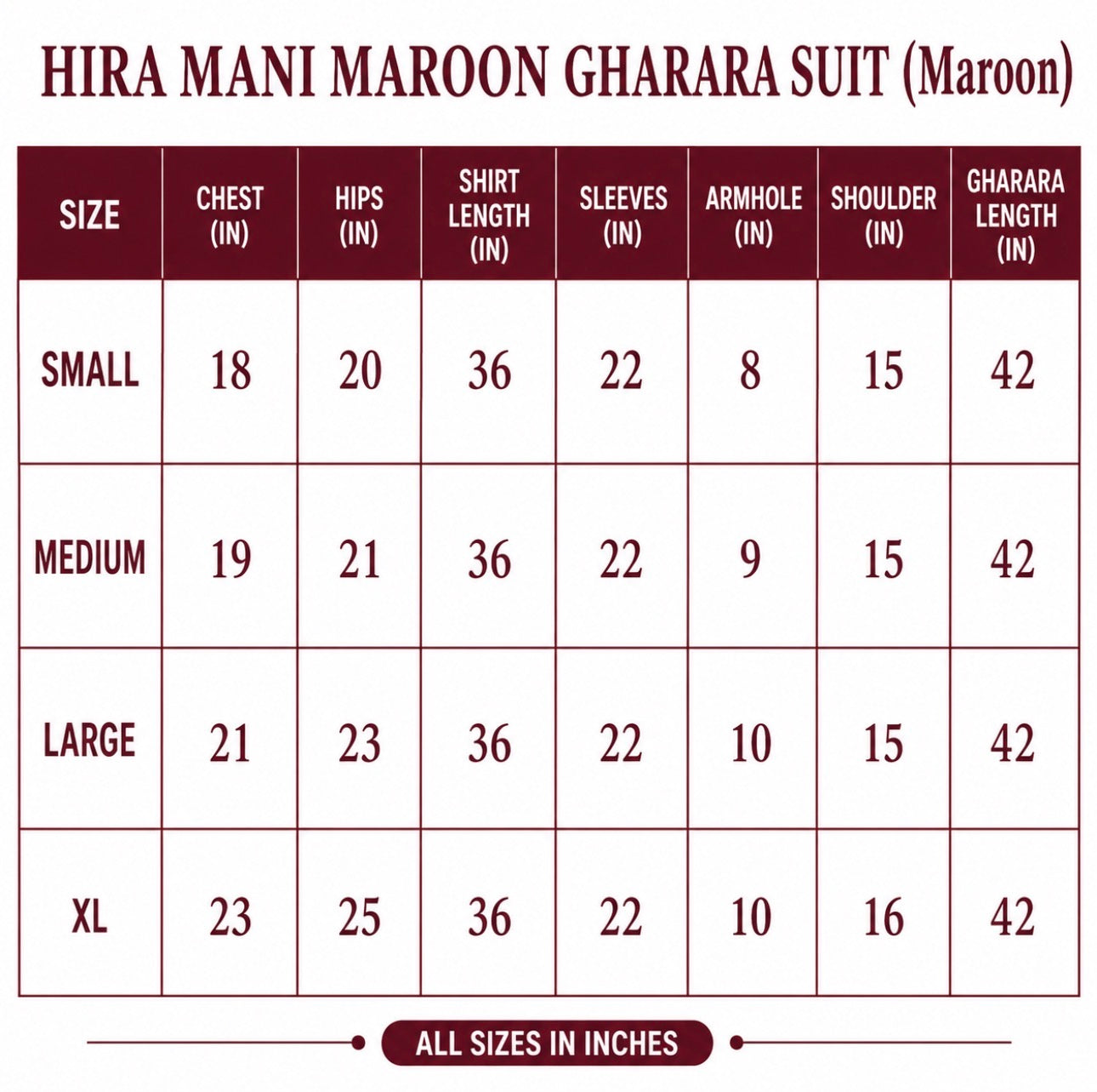 HIRA- 3 pieces Embroidered Gharara Suit