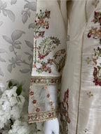 ETHNIC LUX- 3 Piece embroidered viscose Suit