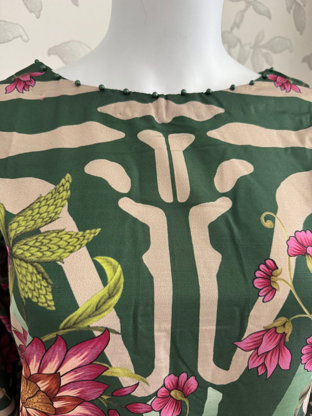 M Prints inspired Embroidered 3-Piece Suit | Pakistani Designer Dress